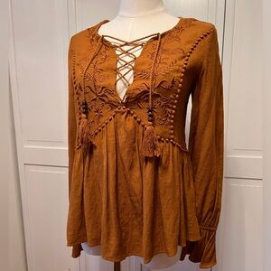Bohemian style blouse